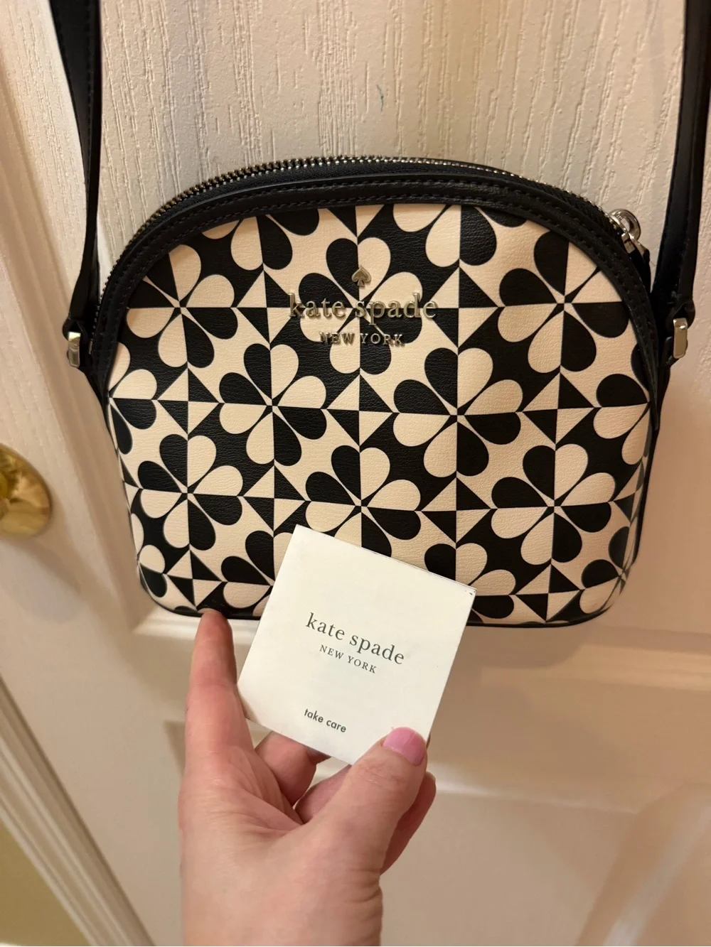 Kate Spade Clover Print Crossbody